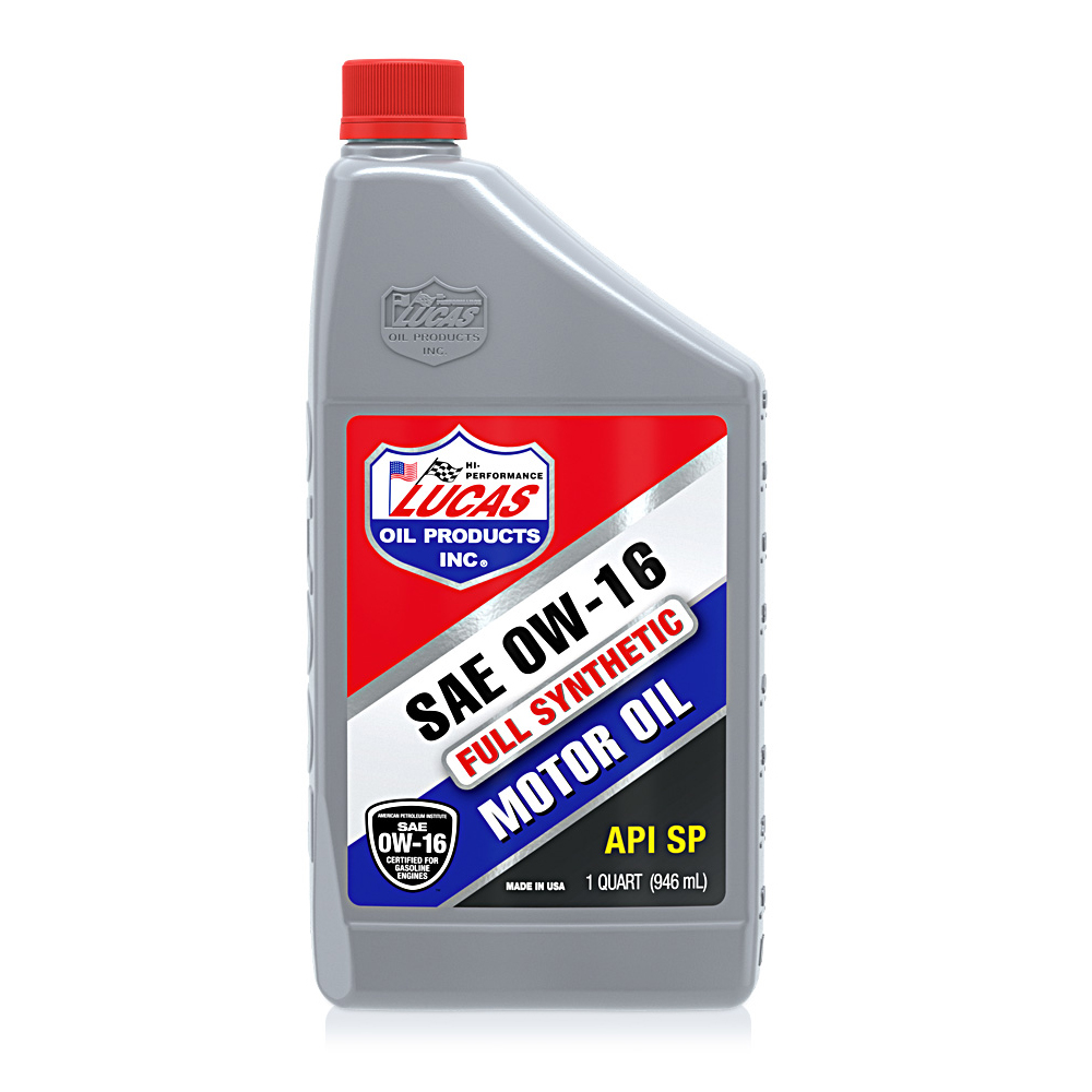 Lucas Synthetic SAE 0W-16 Api Sp Ilsac Gf-6B Motor Oil, 1 Quart /946 mL