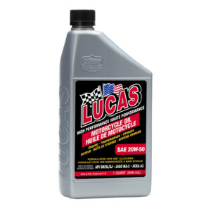 Lucas SAE 20W-50 Motorcycle Oil 1Quart/946 mL